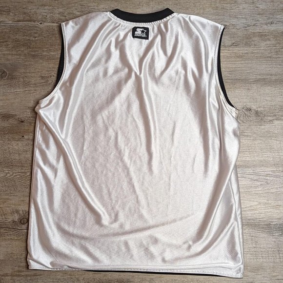 Vintage Starter reversible basketball jersey shirt size large black//white - Picture 4 of 4